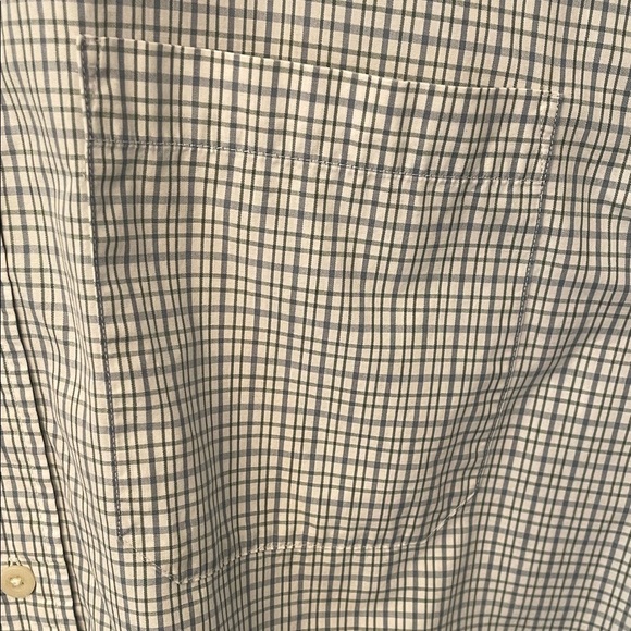 Pendleton Broadway Cloth Mens L Blue and White Checkered Button-Down Shirt - Picture 6 of 7
